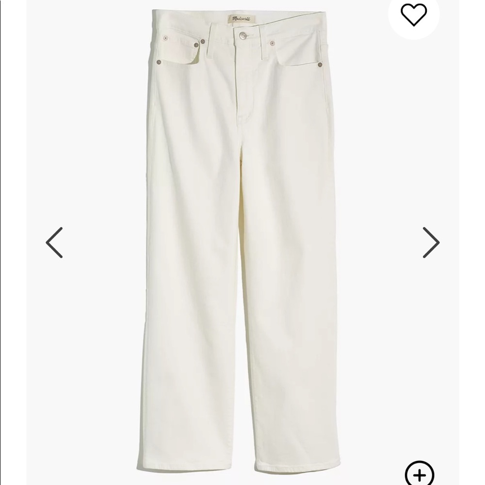 Madewell slim wide-leg jeans size 32